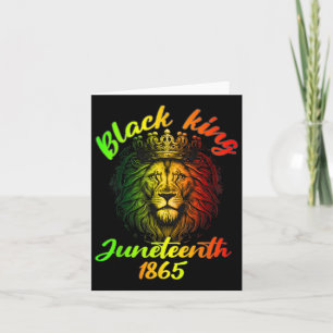 Tarjeta Juneteenth es mi Día de la Independencia León Libr