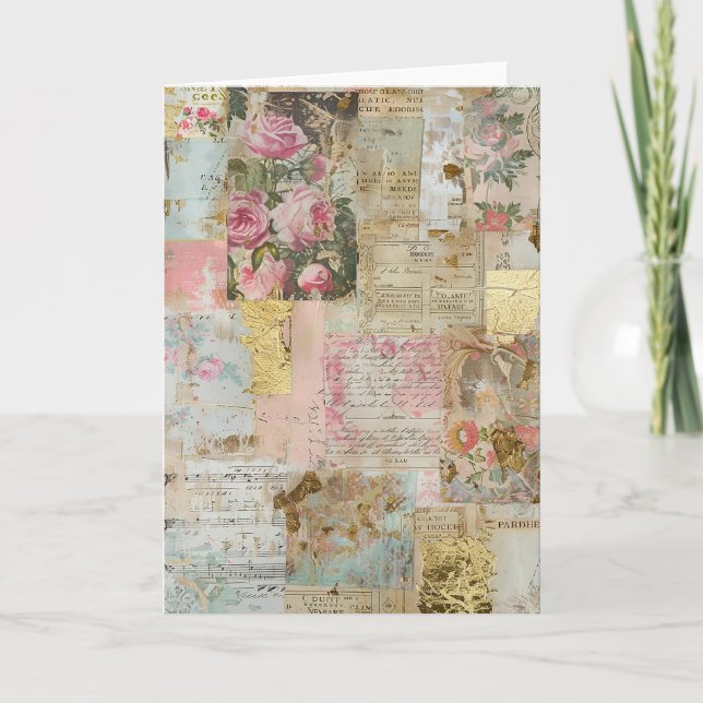 Tarjeta Junk Journal Blank  (Anverso)
