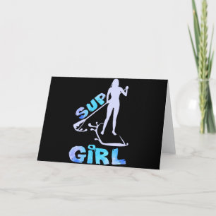 Tarjeta Junta de remo SUP Chica SUP