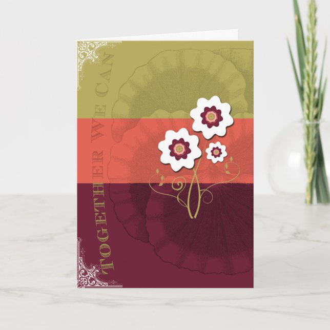 Tarjeta Juntos podemos (Anverso)