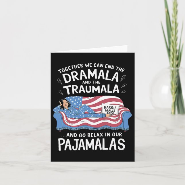 Tarjeta Juntos Podemos Terminar Con El Dramala Y Traumala  (Anverso)