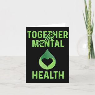 Tarjeta Juntos Por La Concienciación Sobre La Salud Mental