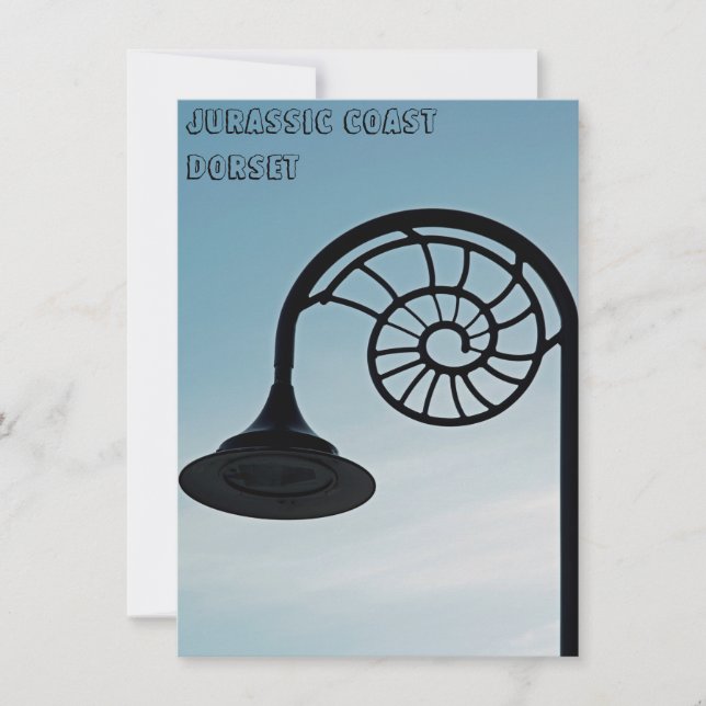 Tarjeta Jurassic Coast (Anverso)