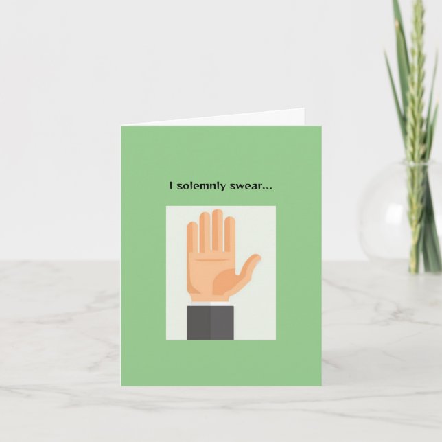 Tarjeta Juro solemnemente (Anverso)