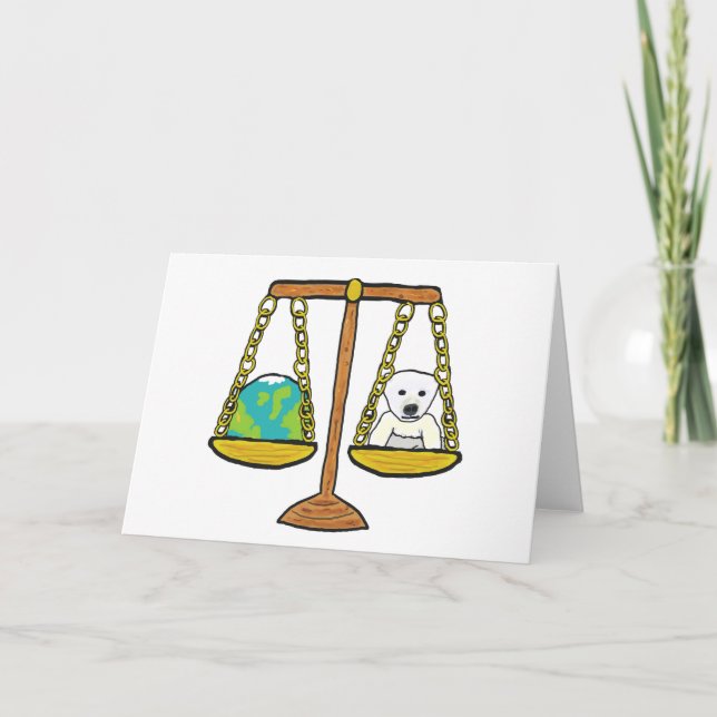 Tarjeta Justicia sobre el cambio climático (Anverso)