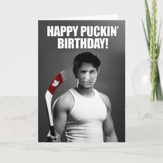 Tarjeta Justin Trudeau: Feliz cumpleaños de Putin