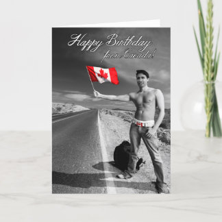 Tarjeta Justin Trudeau: Feliz cumpleaños desde Canadá