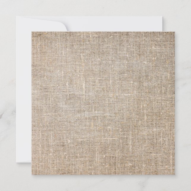 Tarjeta Jute Textile (Anverso)