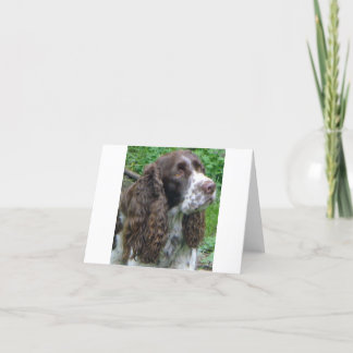 Tarjeta "K.D." Notecard