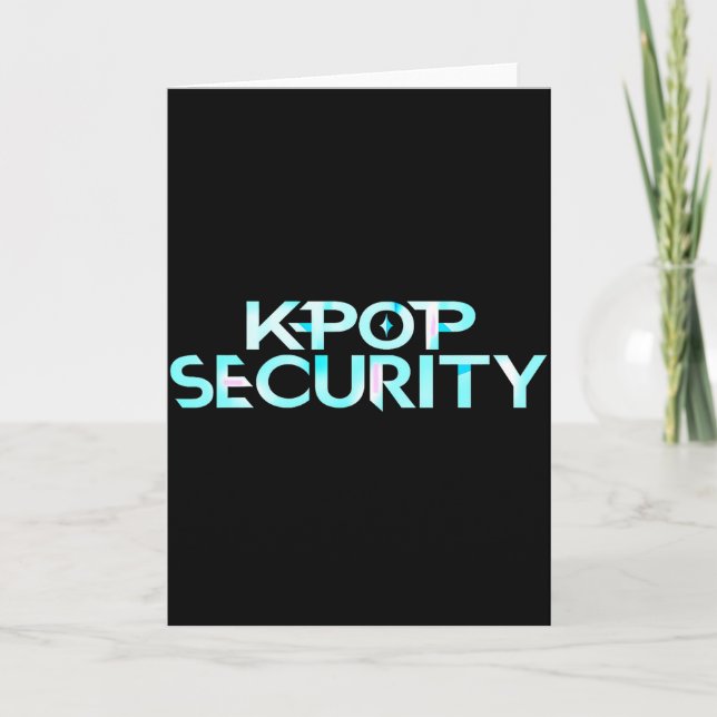 Tarjeta K-p Security Mom Dad Kids Funny Birthday Concert S (Anverso)