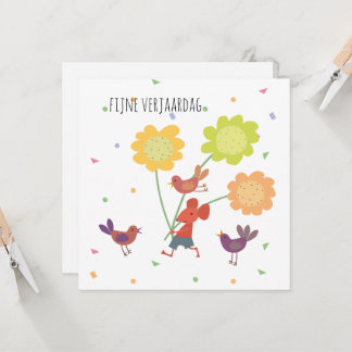 Tarjeta kaart felicitatie