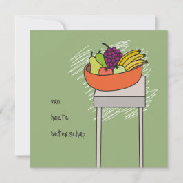 Tarjeta kaart van harte beterschap