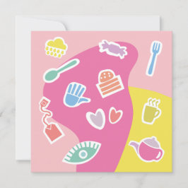 Tarjeta kaart verjaardag 'happy birthday'