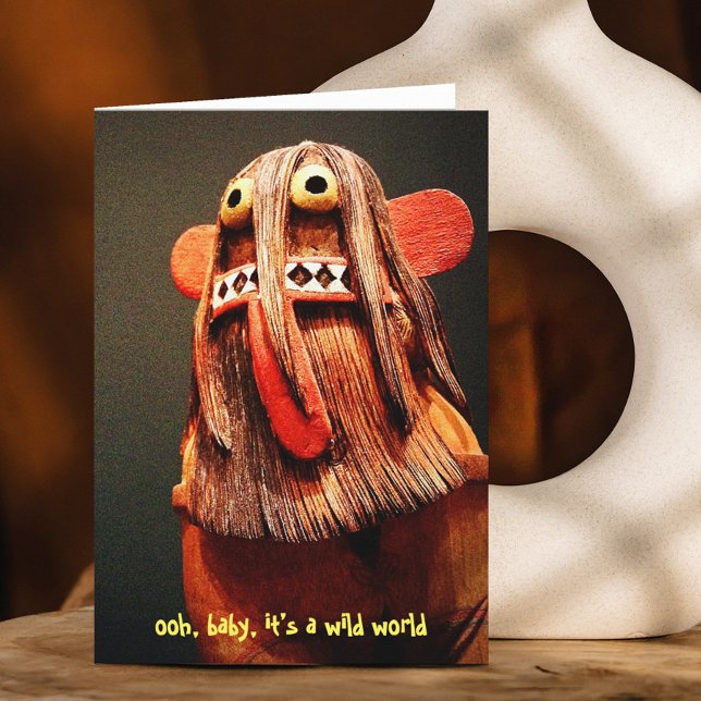 Tarjeta Kachina Doll Face es una diversión de citación cal (Subido por el creador)