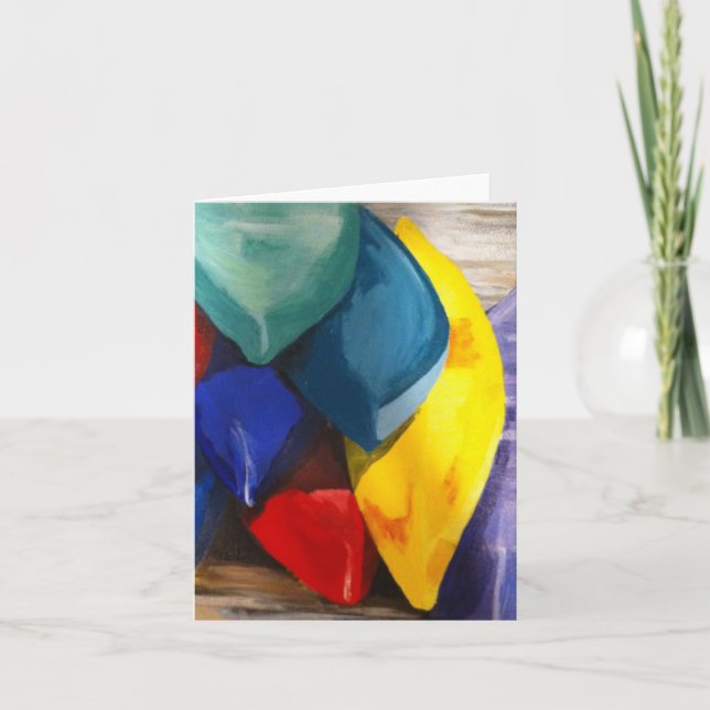 Tarjeta Kajaks Notecard (Anverso)