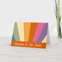 Tarjeta Kaleidoscope Bienvenidos al equipo nuevo empleado
