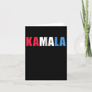 Tarjeta Kamala 2024 Por El Presidente Kamala Harris Zip Ho