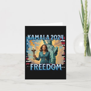 Tarjeta Kamala 2024 Por La Campaña Presidencial La Liberta