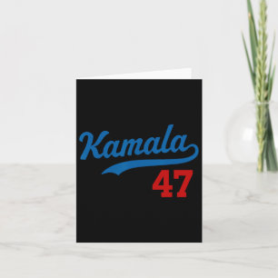 Tarjeta Kamala 47 béisbol estilo Kamala Harris 2024 presid
