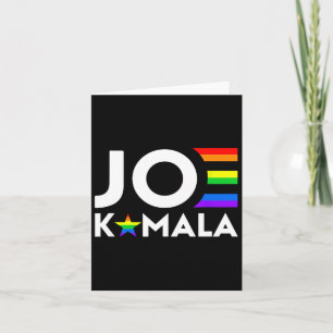 Tarjeta Kamala Biden Harris 2020 Democ De Bandera Del Orgu