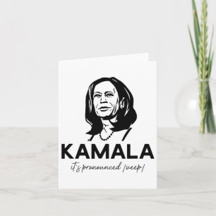 Tarjeta Kamala, el vicepresidente Harris