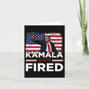 Tarjeta Kamala estás despedida divertido
