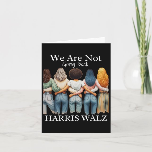 Tarjeta Kamala Haris Waltz 2024 Señora Presidenta No Estam (Anverso)