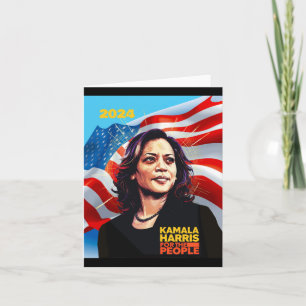 Tarjeta Kamala Harris 2024 2