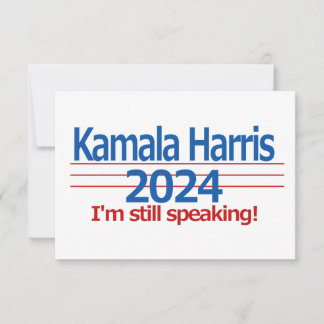 Tarjeta Kamala Harris 2024 ¡Todavía estoy hablando!