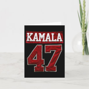 Tarjeta Kamala Harris 47ª elección del presidente de Estad