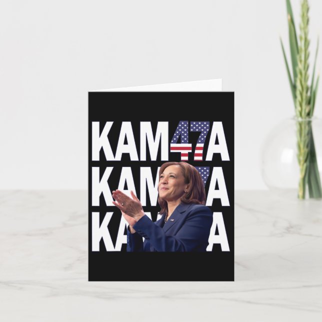 Tarjeta Kamala Harris 47° Presidente De Eeuu (Anverso)