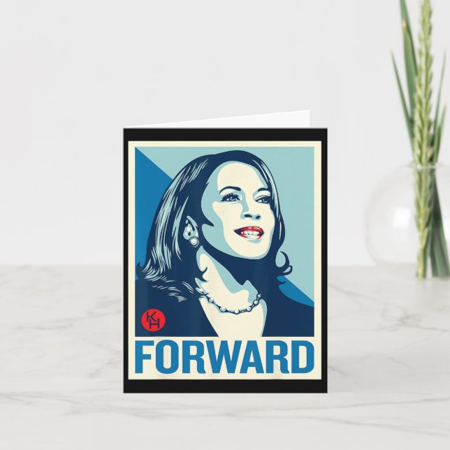 Tarjeta Kamala Harris Adelante  (Anverso)