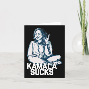 Tarjeta Kamala Harris Elección Presidente Trump Halloween