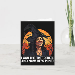 Tarjeta Kamala Harris en Halloween Ganó el Primer Debate E