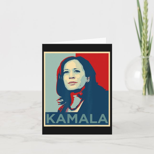 Tarjeta Kamala Harris Estoy Hablando Cita Joe Biden 2020 (Anverso)
