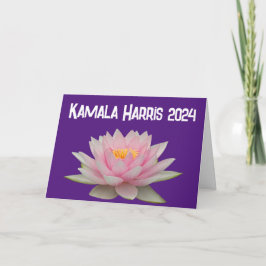 Tarjeta Kamala Harris Lotus 2024