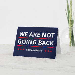 Tarjeta Kamala Harris - No volveremos II