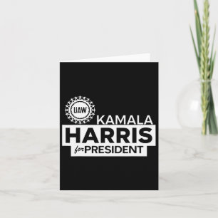 Tarjeta Kamala Harris Por El Presidente 2024