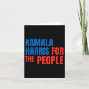 Tarjeta Kamala Harris Por El Presidente Popular Estadounid