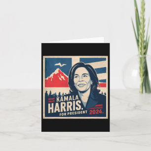 Tarjeta Kamala Harris Por La Presidenta 2024 Señora Vicepr