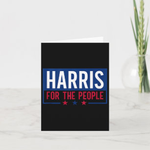 Tarjeta Kamala Harris por las elecciones de la presidenta 