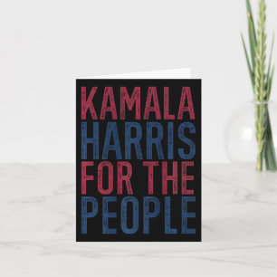 Tarjeta Kamala Harris por las elecciones de la presidenta