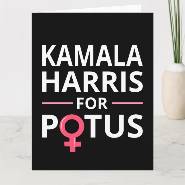 Tarjeta Kamala Harris por POTUS I (Anverso)