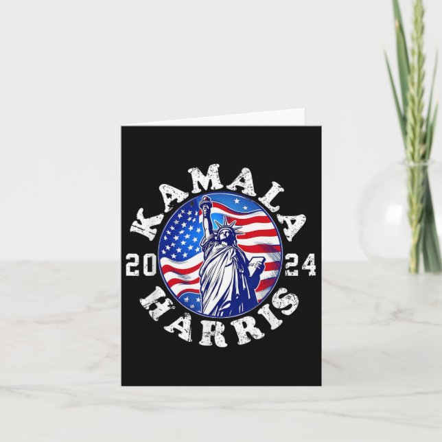 Tarjeta Kamala Harris Presidente 2024 1  (Anverso)