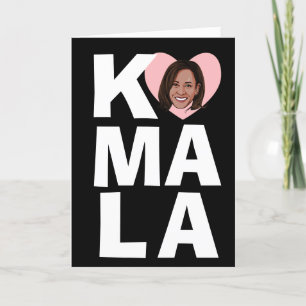 Tarjeta Kamala Harris San Valentín Vicepresidenta