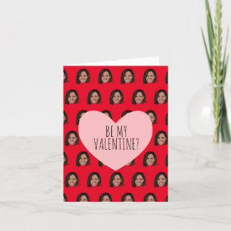 Tarjeta KAMALA HARRIS: Sé Mi San Valentín