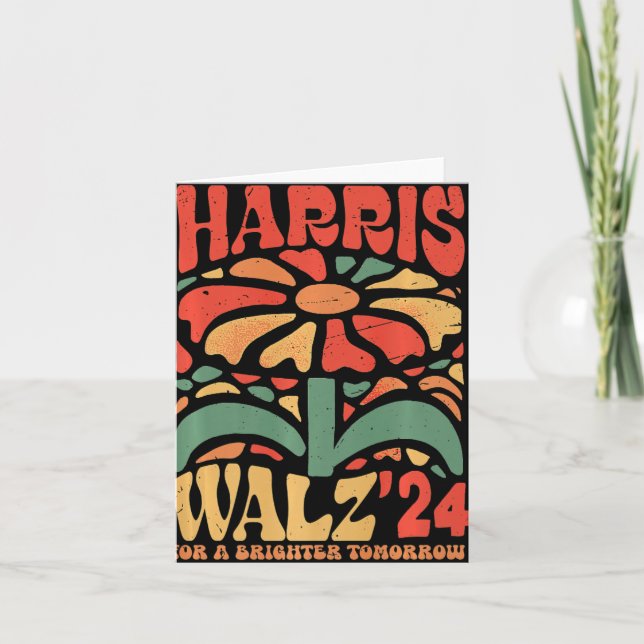 Tarjeta Kamala Harris Tim Waltz (Anverso)