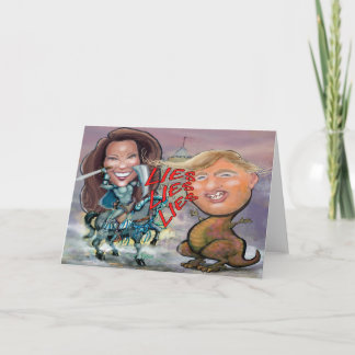 Tarjeta Kamala Harris Trump