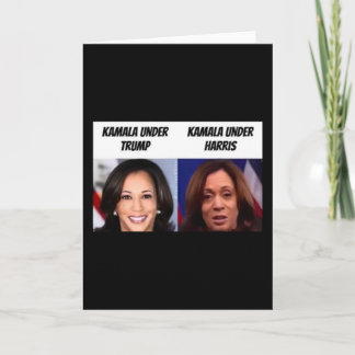 Tarjeta Kamala Harris Under Trump Funny Trump Supporter 