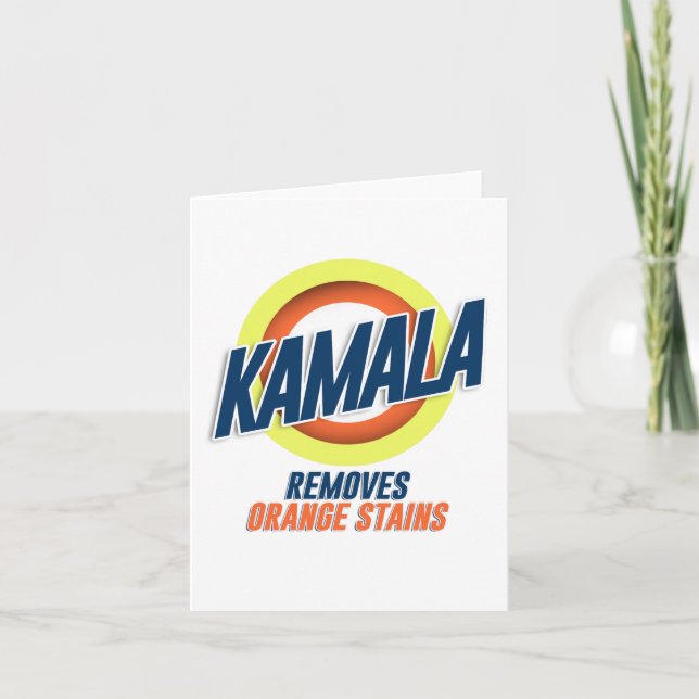 Tarjeta Kamala retira Naranja Stains (Anverso)